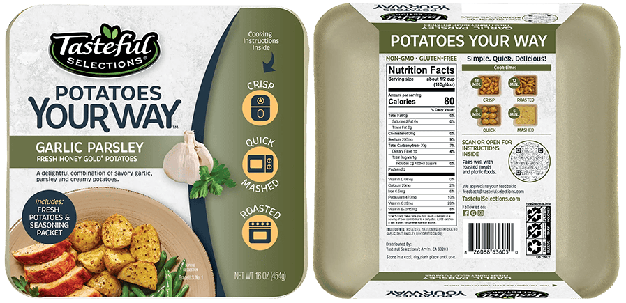 Tasty Selections Potatoes Your Way Garlic Parsley